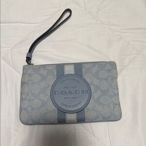 Coach Blue Wristlet